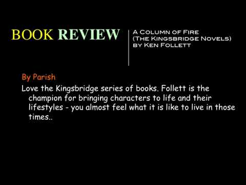 Book review - A Column of Fire (The Kingsbridge Novels) by Ken Follett