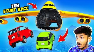 GTA 5 Tamil - Small Car Fun Stunt Race - (GTA 5 Funny Moments) - GTA 5 Tamil - STG