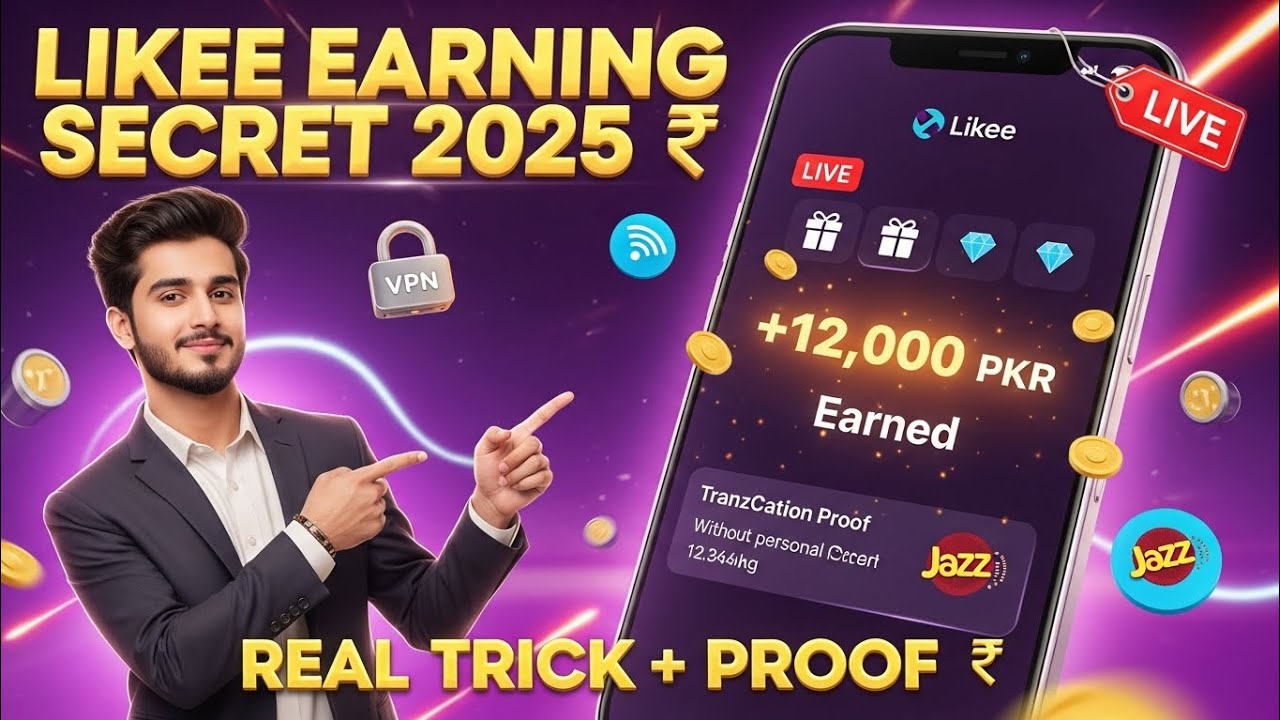 “Likee App Earning Secret 2025 🔥 | Real Trick to Earn Money Fast 💰 (Live Proof)”