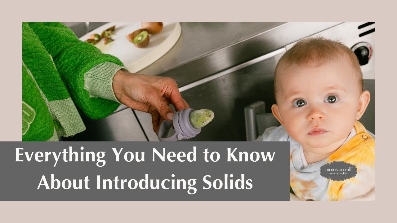 Introducing Solids Scotland Everything You Need to Know About Introducing Solids - YouTube