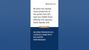 SK hynix Launches 321-Layer QLC NAND | Boosting AI Data Centers & Next-Gen Storage #latestnews #news