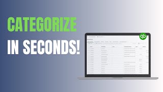 Quickbooks Online Tutorial How To Categorize Bank And Credit Card Transactions Efficiently