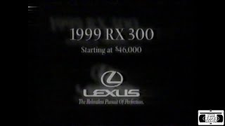 Lexus RX 300 4X4 Commercial - 1998