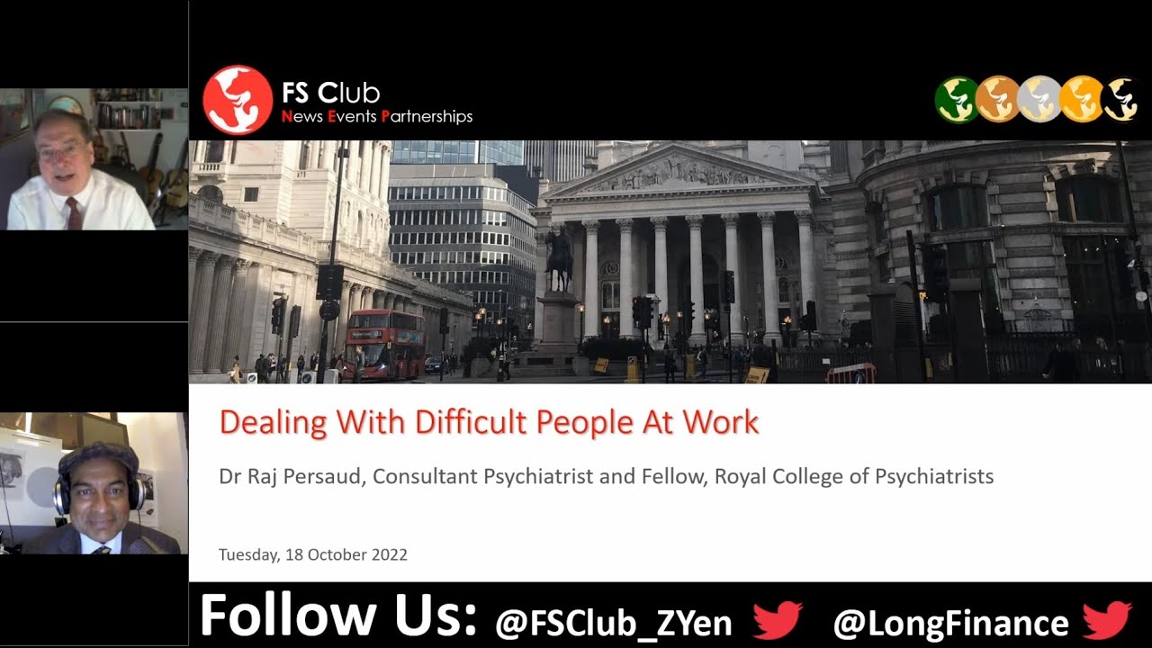 Доктор Радж Персауд: Как справляться со сложными людьми на работе