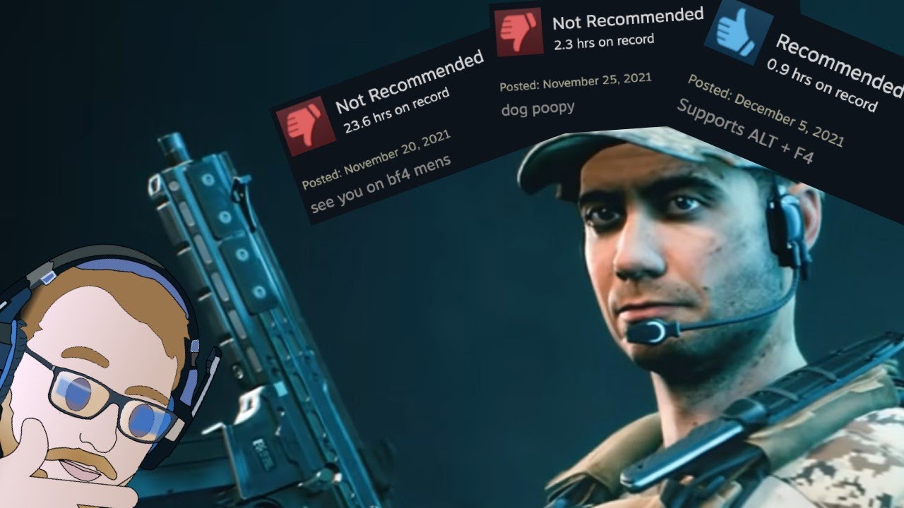 Reading Battlefield 2042 Steam Reviews