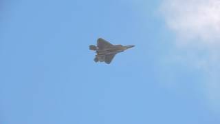 F-22 Raptor performing a power loop maneuver