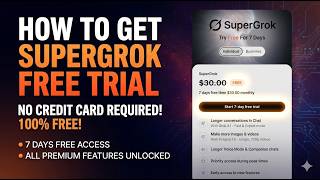 SuperGrok 7-Day Free Trial –  No Credit Card? No Problem! Try SuperGrok Free