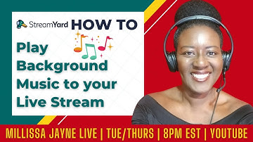 How To Add Background Music To Your Live Stream in StreamYard (2 mins) Nov, 2021