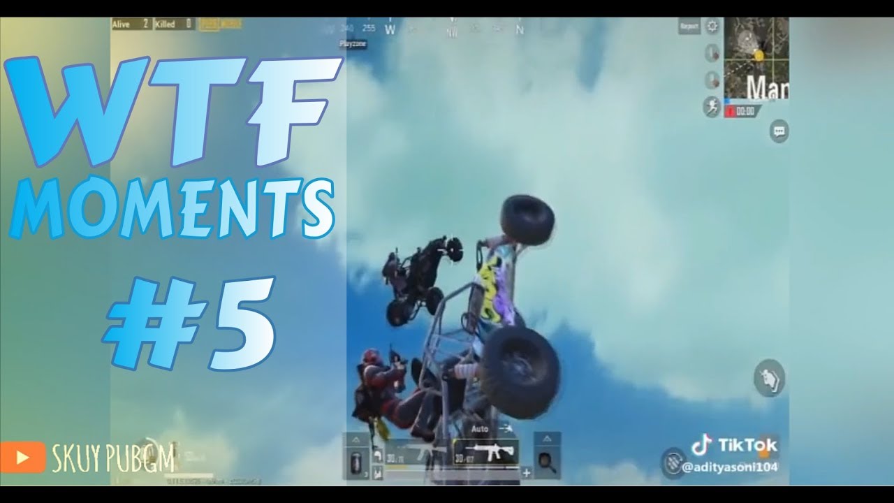 PUBG MOBILE WTF MOMENTS, EPIC MOMENTS & FUNNY MOMENTS #5 - YouTube