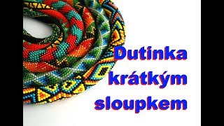 Dutinka krátkým sloupkem / Double bead crochet rope