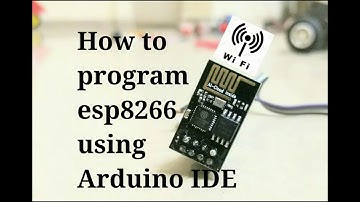 How to program/flash esp8266 IoT wifi module