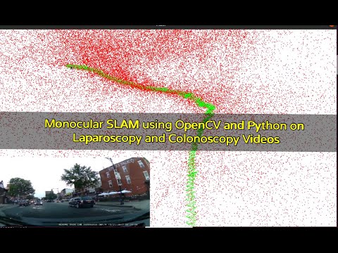 Monocular SLAM using OpenCV and Python on Laparoscopy and Colonoscopy Videos
