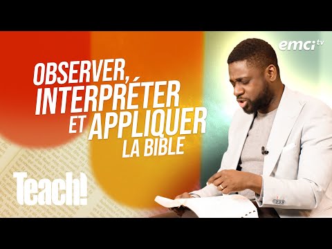 Étudier la Bible par la méthode inductive - Teach! 