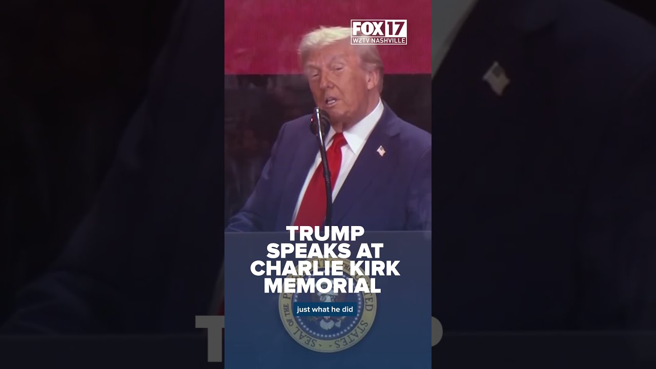 Trump Speaks At Charlie Kirk Memorial We Had A Country To Save 