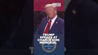 Trump speaks at Charlie Kirk memorial: 'We had a country to save'