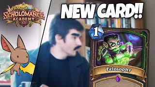 FELOSOPHY FIRERAP - Scholomance Academy Card Reveal Rap | FIrebat Hearthstone