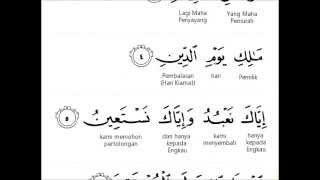 Surah Al Fatihah per kata Surah Al Fatihah per kata