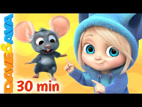 🤩 Five Apples in the Apple Tree | Nursery Rhymes | Rig a Jig Jig | Baby Songs by Dave and Ava 🤩