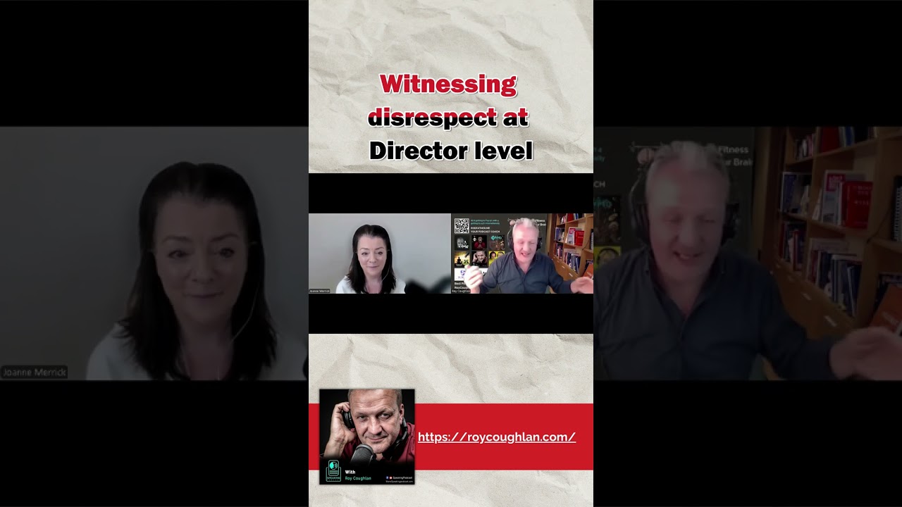 Witnessing disrespect at Director level