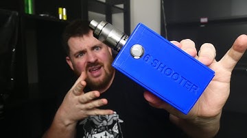 6-18650 SERIES {6 SHOOTER} Jax Box Mod Review (Paraseries)