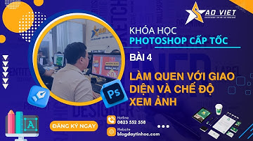 Khóa Học Photoshop Cơ Bản – Bài 4: Làm Quen Với Giao Diện Và Các Chế Độ Xem Ảnh