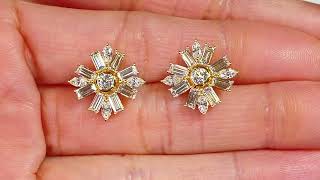 D Flawless Diamonds Earrings At 2.38 Carats By Kat Florence Kfd1181Yg