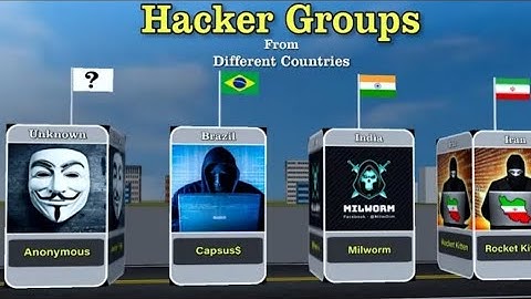 Hackers Groups From Different Countries ✨💫😱