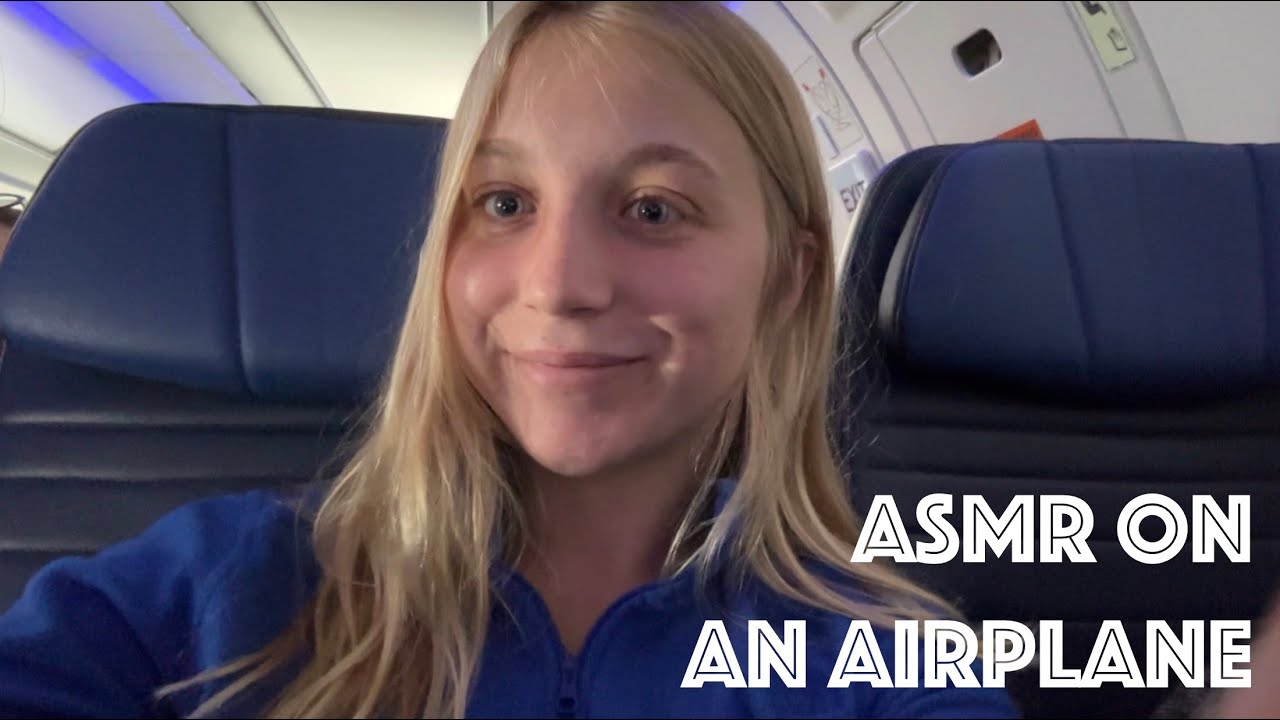 Tingly ASMR on an Airplane 😴✈️