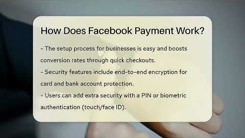 How Does Facebook Payment Work? - Talking Tech Trends