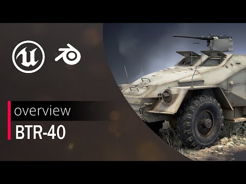 BTR-40 3D-Model Overview