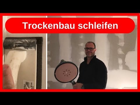 Video: Schleifspachtel: Zum Streichen Und Für Tapeten, Schleifmaschinen. Wie Schleift Man Gips An Wänden Und Decke Auf Trockenbau?