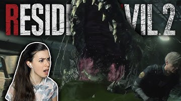 GIANT SEWER GATOR! | Resident Evil 2 Remake Gameplay | Leon A | Part 7
