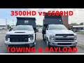 Silverado 3500HD vs Silverado 5500HD. How much can they haul and tow?