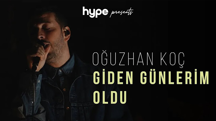 Oğuzhan Koç - Giden Günlerim Oldu (Akustik)
