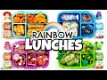 🌈COLORFUL Lunches Are BACK!🌈 Color Lunch Ideas