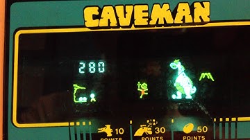 Caveman VFD game 1982