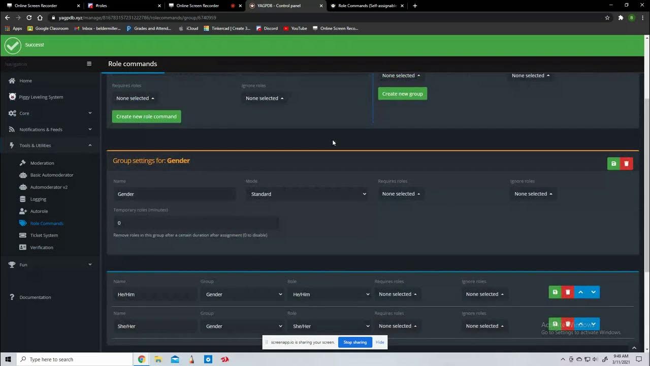 How to create a role menu with yagpdb in just 2 minutes!! YouTube