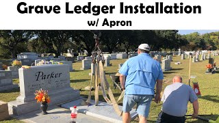 Grave Ledger Installation w/ Apron Time Lapse