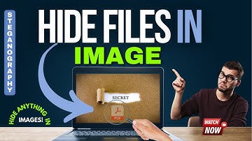 How to Securely hide Sensitive files Inside another File | Hide any File inside an Image
