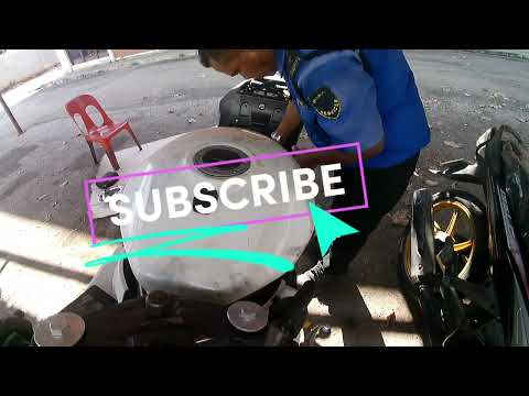 Hyosung GT250R fuel pump, repair and service. EP 3
