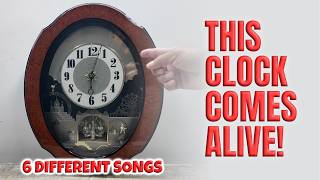 Small World Rhythm 4MH752 Animated Musical Wall Clock | Full
