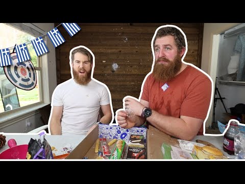 I Bought QUESTIONABLE Snacks from GREECE To Feed @Imbrandonfarris
