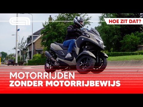 Video: Piaggio MP3 LT met autorijbewijs en onbeperkt 70 km/u