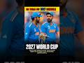 Latest Update about World Cup 2027 😱🤯 #cricket #trending #ytshorts