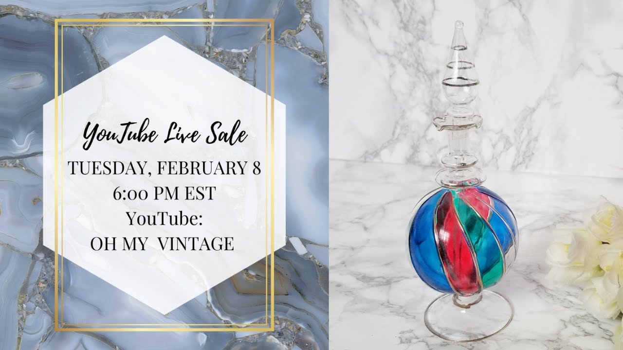 YouTube Vintage Live Sale | Vintage Home Decor| Vintage Decor Shopping | Home Decor
