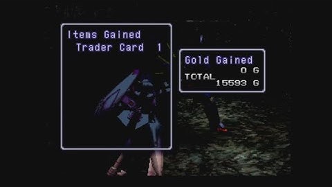Xenogears (1998) - Anima Relic 2 - Hammer boss battle (Trader Card)