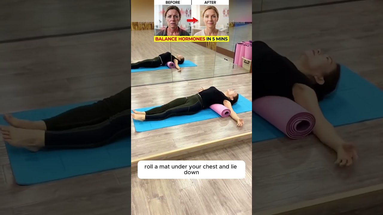 Dominez la ménopause avec ce mouvement de 5 minutes ! #MenopauseRelief #HormoneBalance