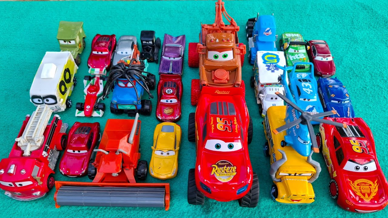 Disney Pixar Cars Unboxing Review | Lightning McQueen, Tow Mater, Doc Hudson, Sally Carrera, Cruz