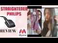 Philips hair straightening Brush | *not sponsored* | Unboxing &review