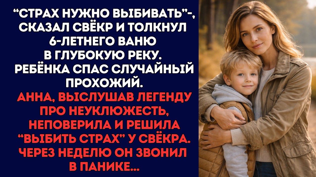 Свёкр решил выбить страх из 6-летнего ребёнка.Но через 7 дней страх постучал в его собственную дверь